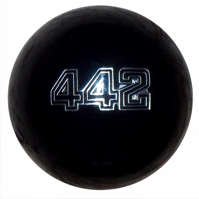 Black 442 Emblem handle cane