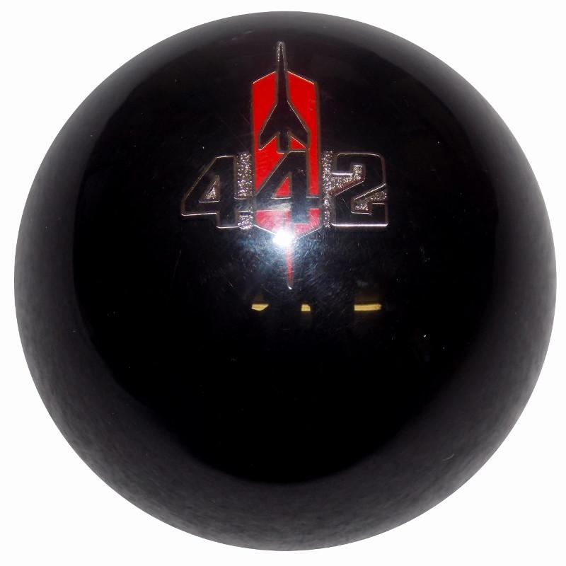 Black 442 Rocket Emblem handle cane