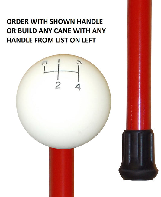 Custom Hot Rod Red 'Smoothie' Aluminum Heavy Duty Cane