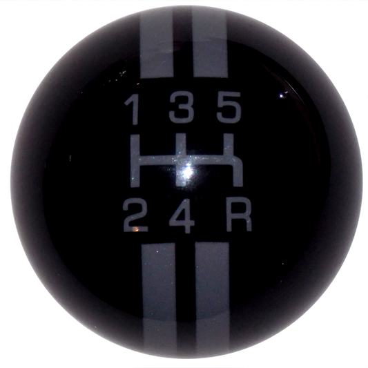 Rally Stripe 5 Speed Black with Pearl Gray handle cane- Offset