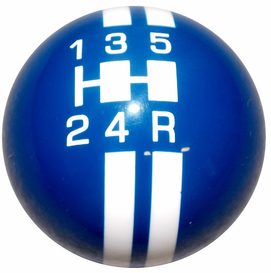 Rally Stripe 5 Speed Blue with White handle cane