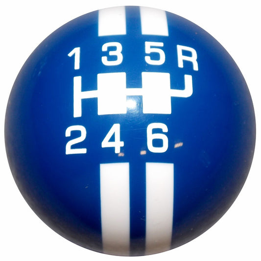 Rally Stripe 6 Speed Blue with White handle cane